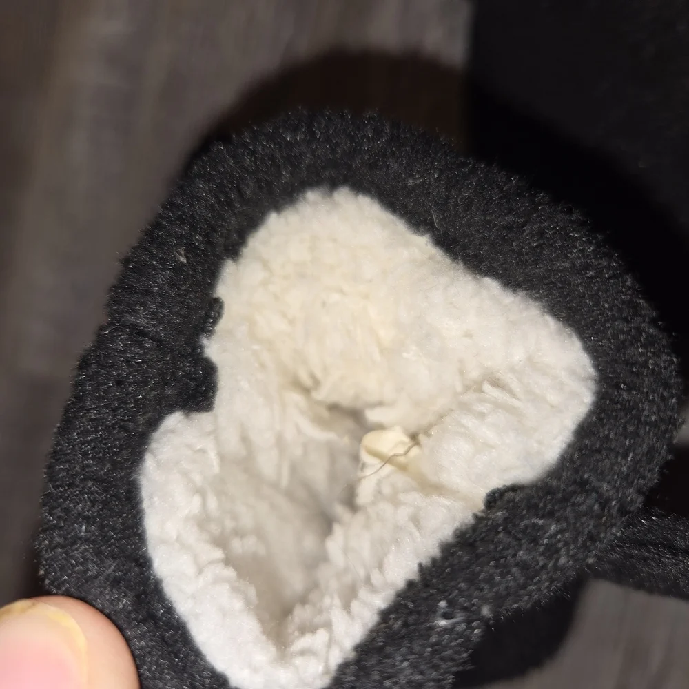 Cozy Black Baby Mittens